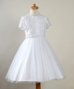 Biała sukienka dla dziewczynki